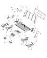 Ram C/V Armrest Diagram - 1NP58LTUAA