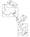 2005 Chrysler Sebring Antenna Diagram - MR952167