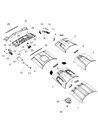 2019 Dodge Challenger Hood Diagram - 68423292AB