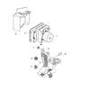 Jeep Renegade ABS Control Module Diagram - 68372722AA