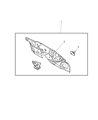 Chrysler PT Cruiser Dash Panels Diagram - 5017558AD