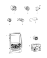 2017 Dodge Durango Headlight Switch Diagram - 56046258AD