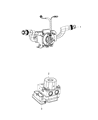 Ram ProMaster 1500 ABS Control Module Diagram - 68240840AA