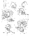 Chrysler Cirrus Wheelhouse Diagram - 4814061