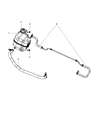 Dodge Journey Coolant Reservoir Diagram - 5058456AB