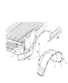 Ram Wheelhouse Diagram - 68055648AB