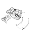 2007 Dodge Avenger Fuel Tank Diagram - 5171036AA