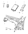 Chrysler Transmitter Diagram - 56046758AC