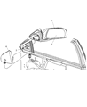 2004 Chrysler Pacifica Car Mirror Diagram - 4857909AB