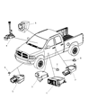Dodge Air Bag Control Module Diagram - 4896178AD