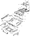 Dodge Front Cross-Member Diagram - 68049475AD