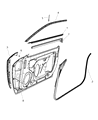 Dodge Challenger Door Seal Diagram - 4575884AB