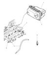 Jeep Compass Air Intake Coupling Diagram - 4884578AE