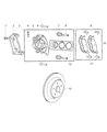 Ram Brake Caliper Piston Diagram - 5066699AB