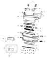 Jeep License Plate Diagram - 5288487AB