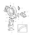 2009 Jeep Grand Cherokee Turbocharger Diagram - 68037206AA