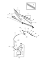 Chrysler Sebring Windshield Washer Nozzle Diagram - MR322202