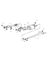 2004 Dodge Sprinter 2500 Exhaust Clamp Diagram - 5135685AA