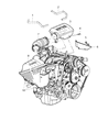 Jeep Liberty Air Filter Box Diagram - 53013108AA