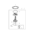 Ram 1500 Fuel Level Sensor Diagram - 68399001AB