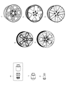 Jeep Lug Nuts Diagram - 6036761AA