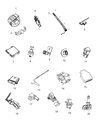 Jeep Cherokee TPMS Sensor Diagram - 68324961AA