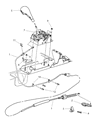 Chrysler Prowler Shift Knob Diagram - 4593526AA