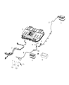 Chrysler Battery Sensor Diagram - 56029713AD