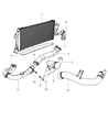 Dodge Intercooler Diagram - 5191288AC