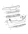 Dodge Viper Bumper Diagram - 68195688AC