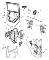 Jeep Door Latch Assembly Diagram - 4589022AK