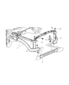 Dodge Ram 2500 Radiator Support Diagram - 55275694AK