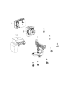 Jeep ABS Control Module Diagram - 68434976AD