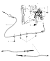 2008 Dodge Magnum Parking Brake Cable Diagram - 5290824AB