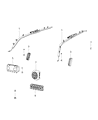 Jeep Compass Steering Column Cover Diagram - 68365016AA
