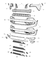 Jeep Cherokee Bumper Diagram - 5LT11TZZAE