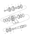 Chrysler Synchronizer Ring Diagram - 5096913AA
