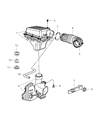 Chrysler Air Filter Box Diagram - 4861804AA