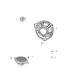 Ram Car Speakers Diagram - 68202084AA