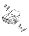 Dodge Door Lock Switch Diagram - 4602784AB
