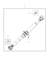 2020 Jeep Grand Cherokee Drive Shaft Diagram - 52123624AB