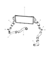 Chrysler Intercooler Diagram - 5058619AB