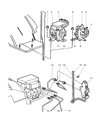 Dodge Ram Van ABS Control Module Diagram - 5010917AA