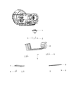 2017 Dodge Durango Transmission Mount Diagram - 5154807AD