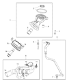 Ram Oil Filter Housing Diagram - 4893315AB