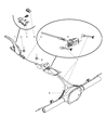 2010 Jeep Commander Parking Brake Cable Diagram - 68024891AB