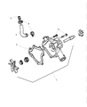Dodge Durango Water Pump Gasket Diagram - 4483757AB