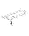 Chrysler Fuel Rail Diagram - 4591893AA