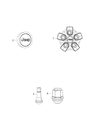 Jeep Wrangler Emblem Diagram - 1LB77SZ0AC