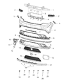 Dodge Durango License Plate Diagram - 68307816AA